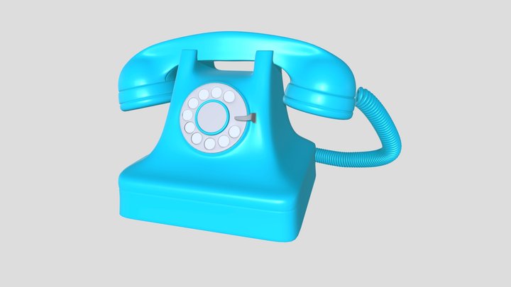 rotary phone 3D Model