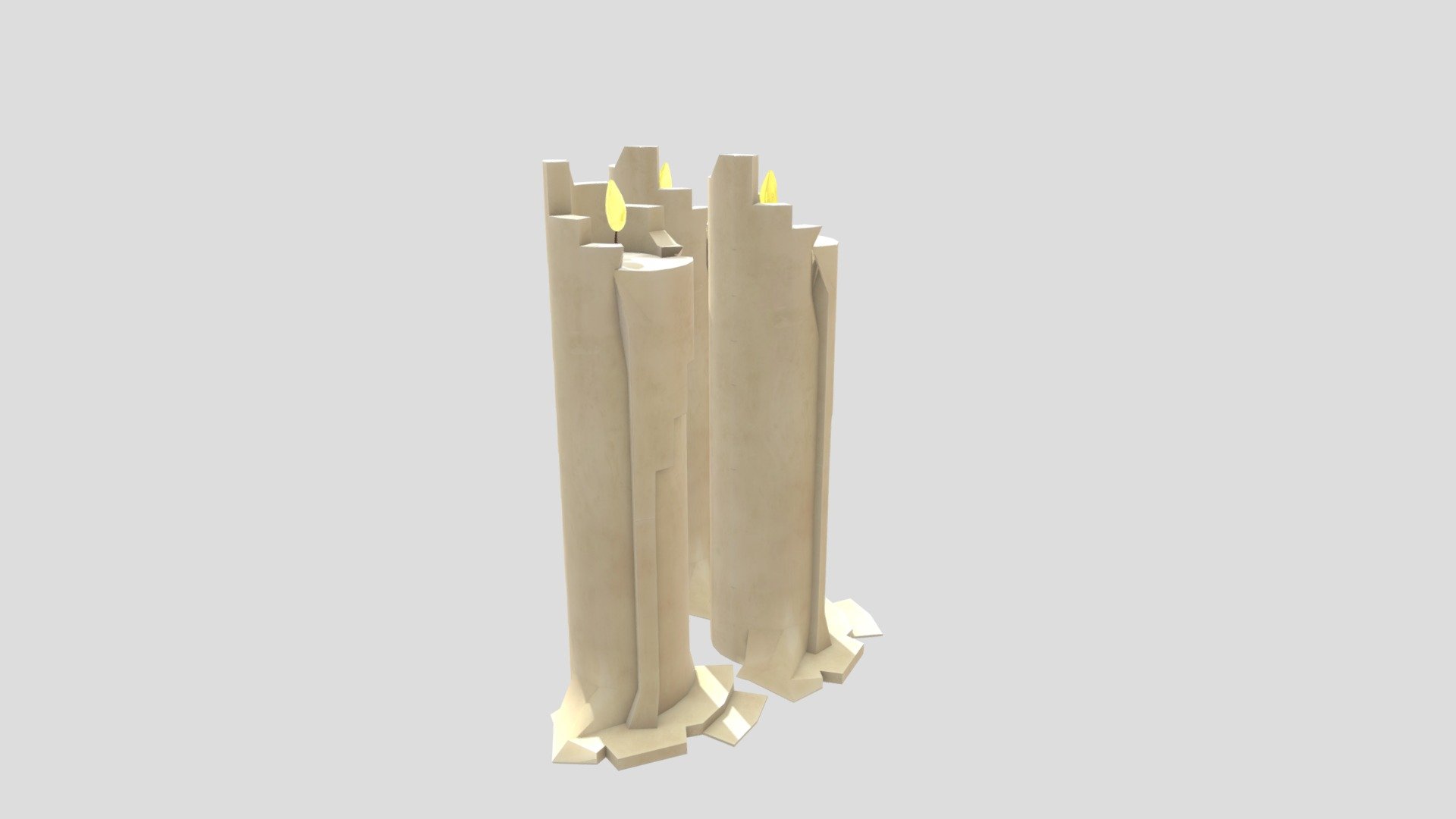 Candles — Sketchfab embed 3D viewer