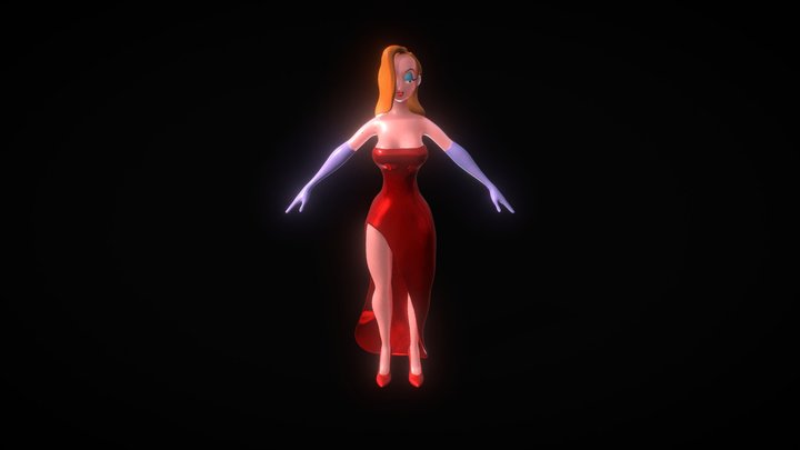 Jessica Rabbit 3D Model