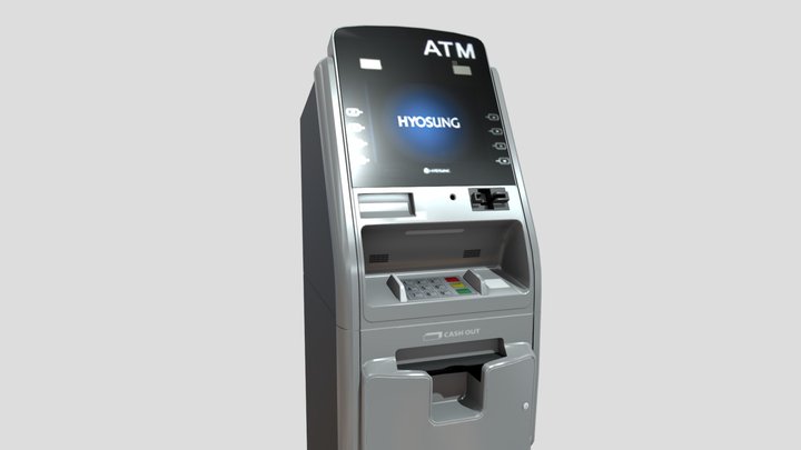 Atm Hyosung 2800 3D Model