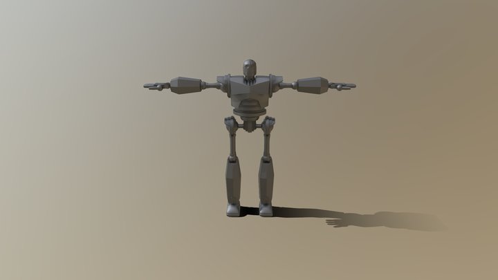 Iron Giant 3D Model