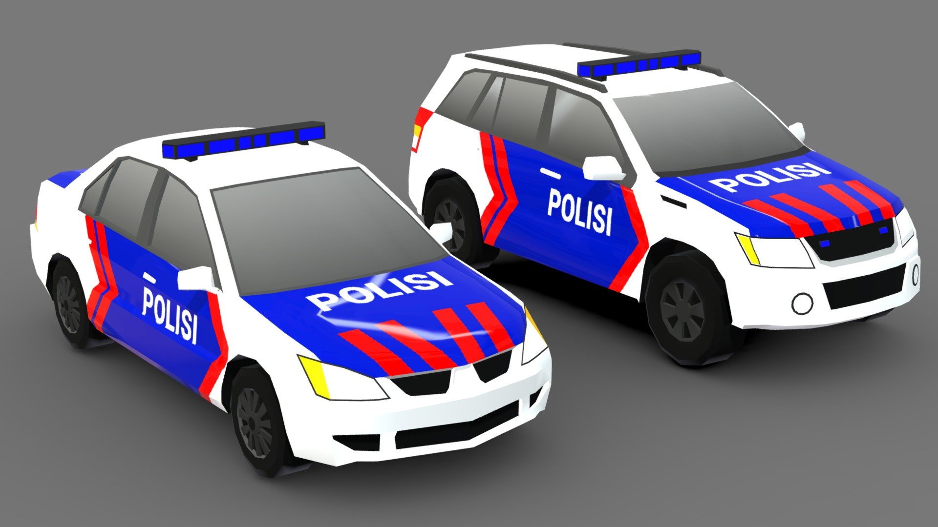 Han66st - Indonesian Police Car (Free) - Download Free 3D Model By ...