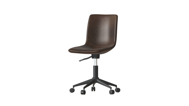 Smart Office Chair Espresso - 100593 3D Model