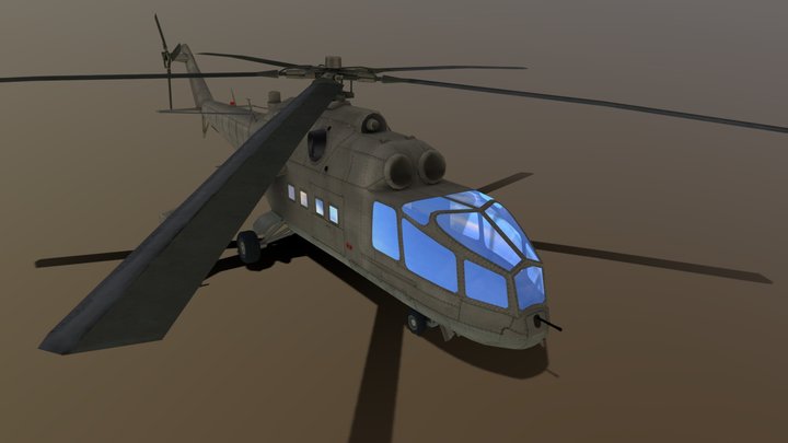 Mi-24A (USSR) – Free 3D Model STL