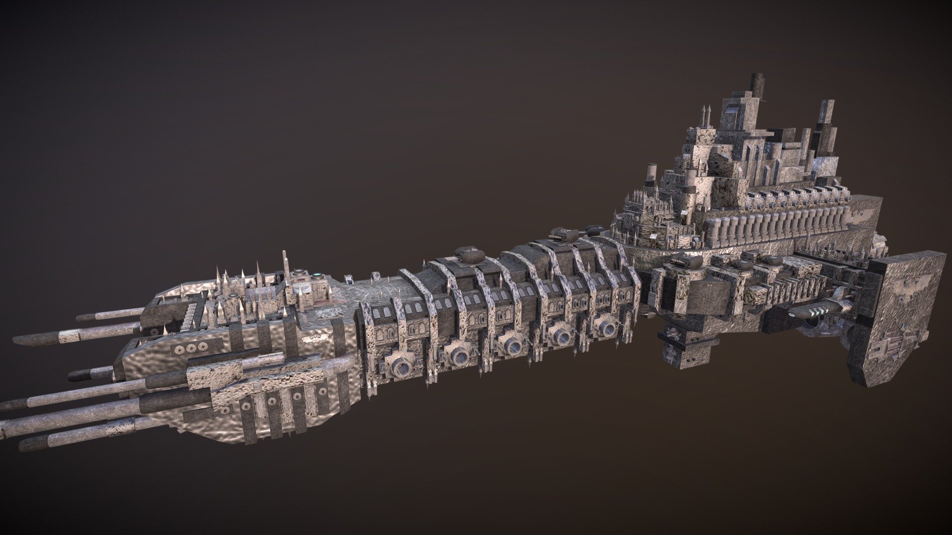 Warhammer 40k Battle Barge - Download Free 3D model by taumich (@taumich)  [f5496c1]