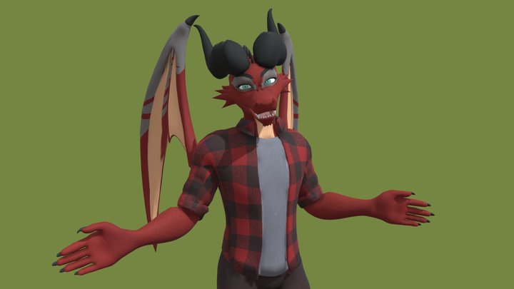 Dragon Seiryu 3D Model