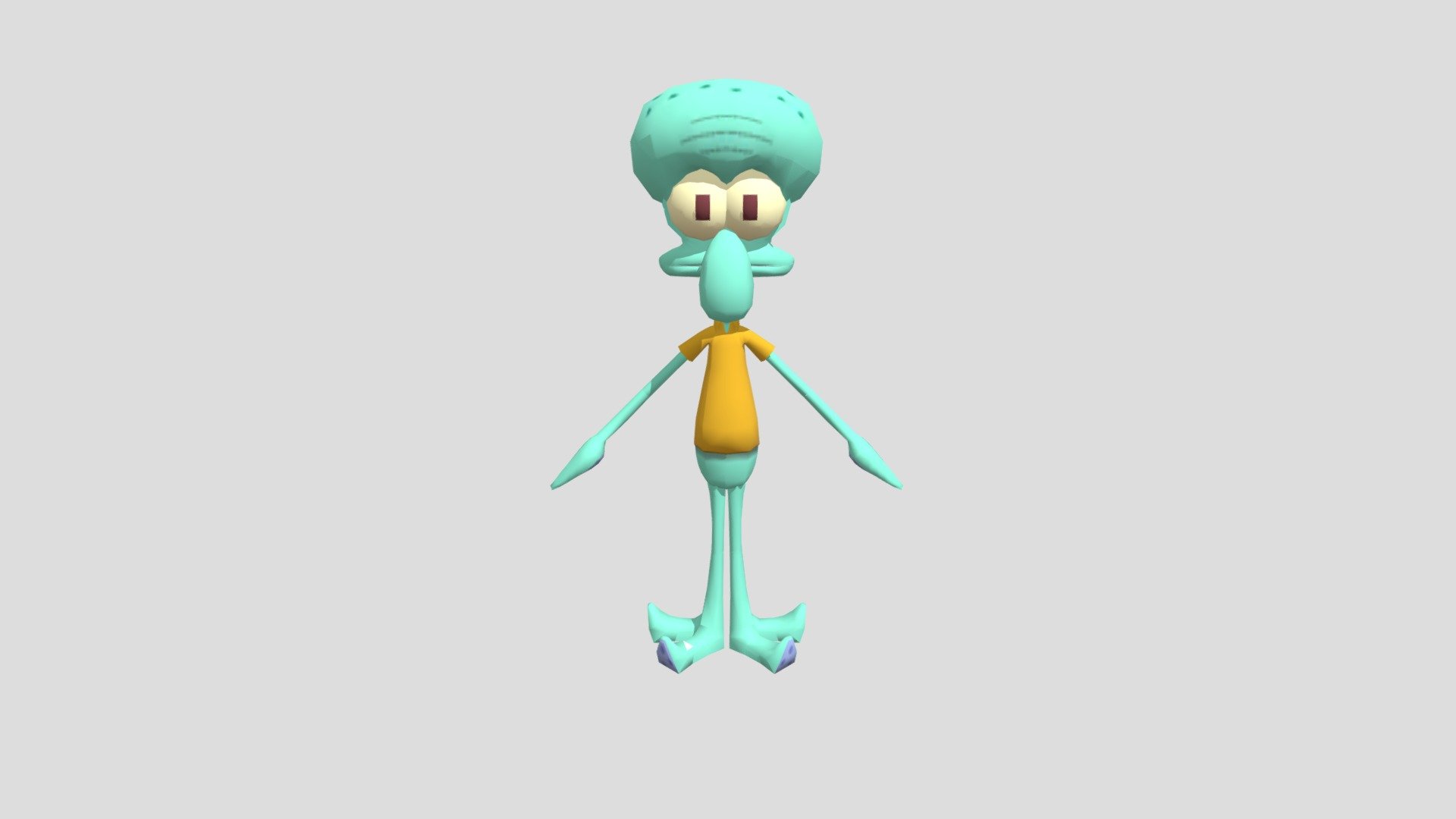 Squidward doing the hokey pokey! - Download Free 3D model by Mayor ...