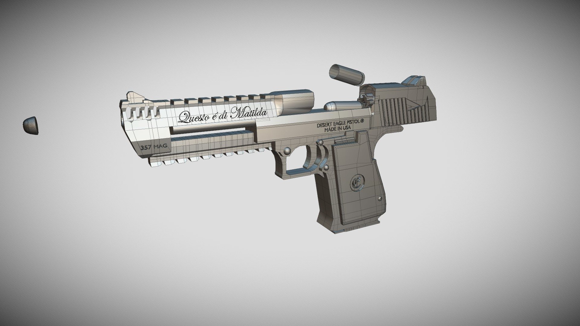 Pistol Desert Eagl / Bullet .50 Action Express