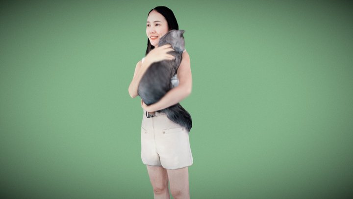 Dfine Me คุณโมกับลูกหิน LowRes AR 3D Model