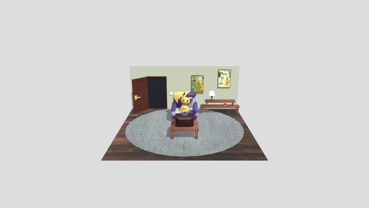 Mimikyu Promo Card :) 3D Model