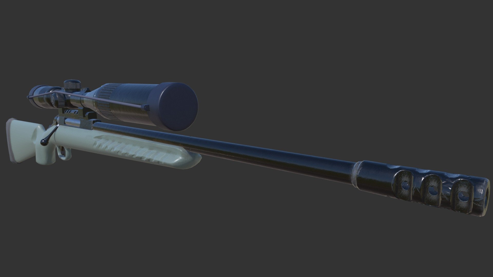 Ruger .308 Predator - 3D model by AaronsGameArt [f54c96b] - Sketchfab
