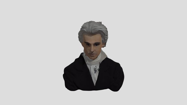 Antonis Myriagos as John Capodistrias (w/ text – Free 3D Model STL