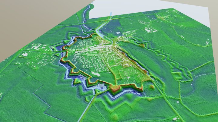 Sluis (Zeeuws-Vlaanderen) 3D Model