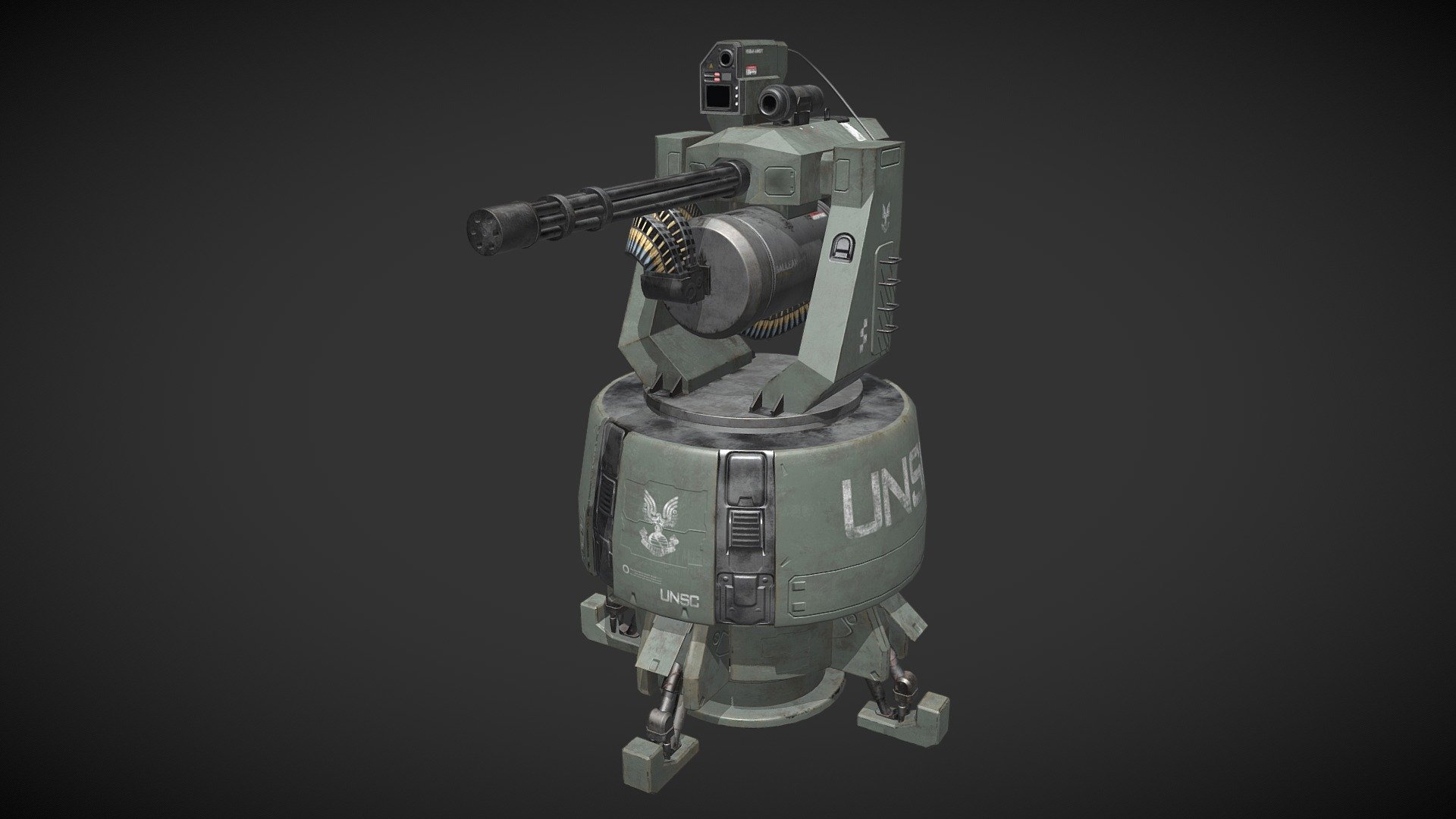 M71 Anti-Air Gun - 3D model by philliprodriguez [f54ddad] - Sketchfab