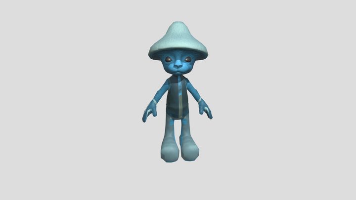 Smurf Cat V3 Шайлушай 3D Model