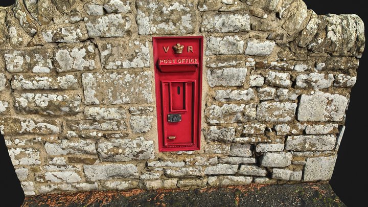 Victorian Post Box 3D Model
