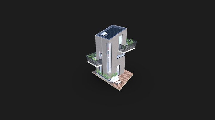 Biobased & Timber Frame Micro-Home #102 3D Model