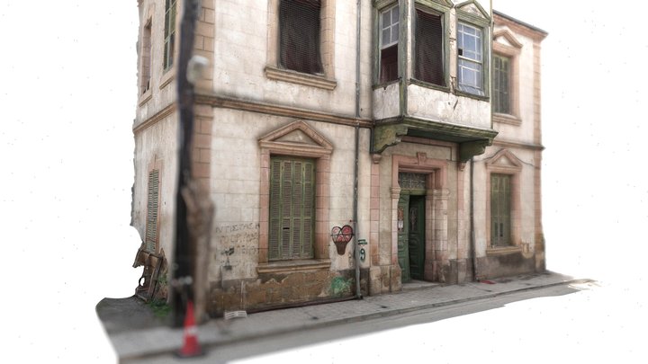 11140109 Neoclassical Building under renovation 3D Model