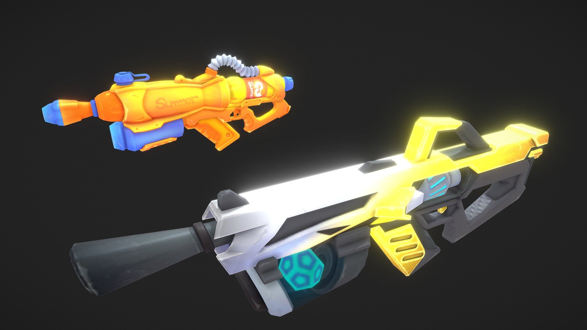 Space rifels - Buy Royalty Free 3D model by Luna Studio (@StudioLuna ...