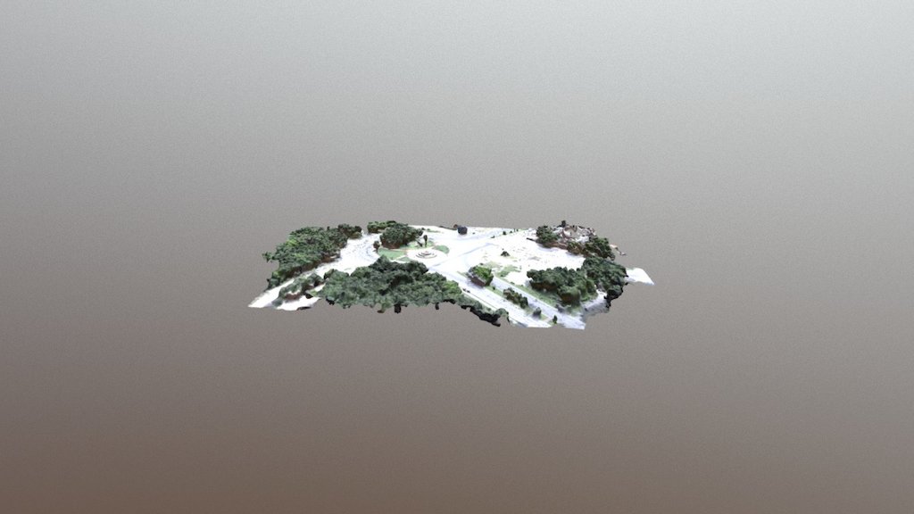 La Moneda Simplified 3d Mesh