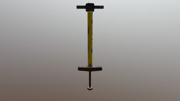 Pogo Sick Textured 3D Model