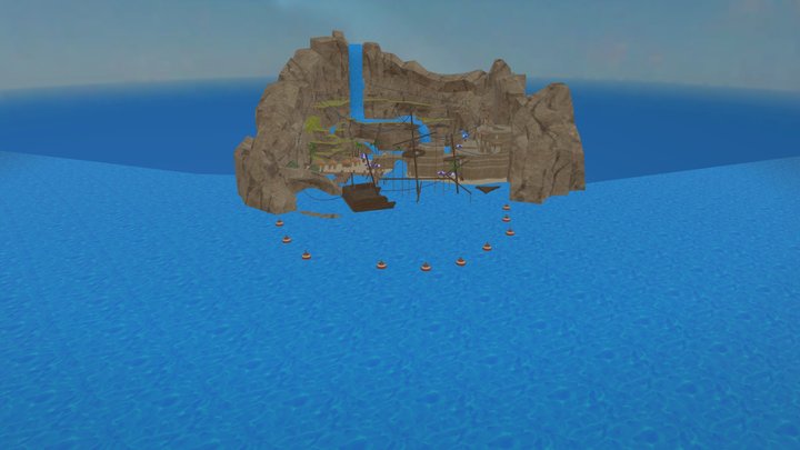 Gorilla Tag Beach Map Full – Gratis 3D-model STL
