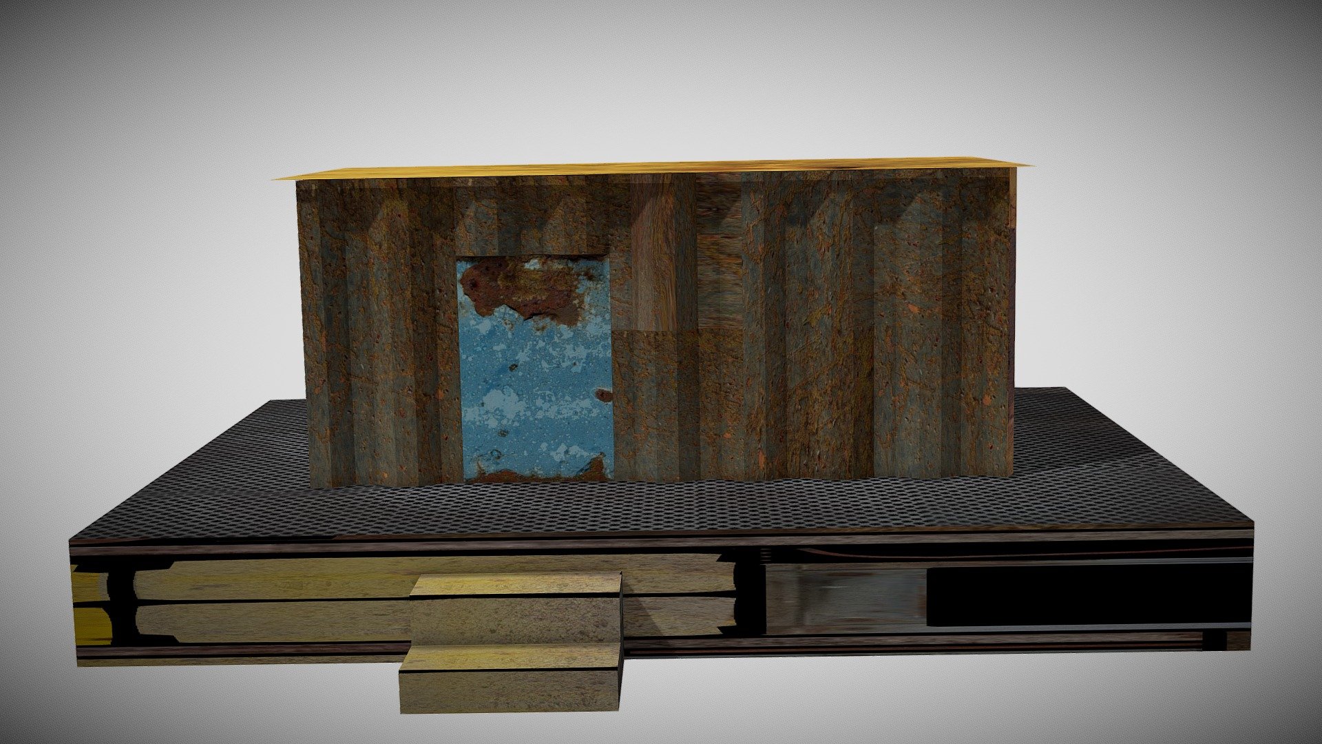 Abandoned Rusty Shed (FREE)