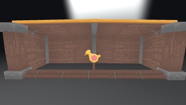 Hand painted texture exercise. 3D Model