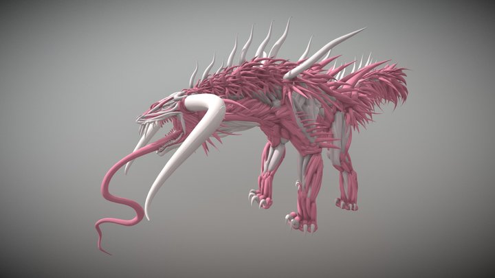 Wolverinedragon01 (2) 3D Model