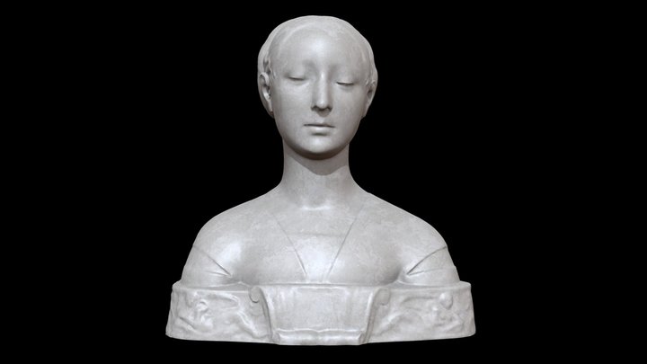 Bust of a Woman, by Francesco Laurana 3D Model