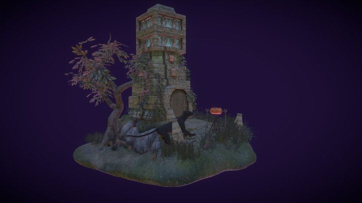 Aztec Organic terrain 3D Model