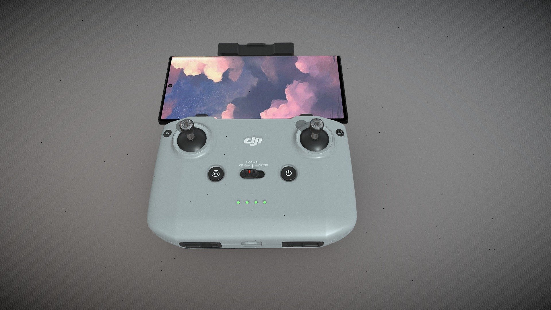 DJI RC-N1 controller met smartphone - 3D model by Stichting Consortium ...