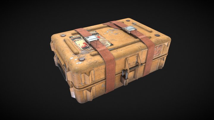 Crate 3D Model
