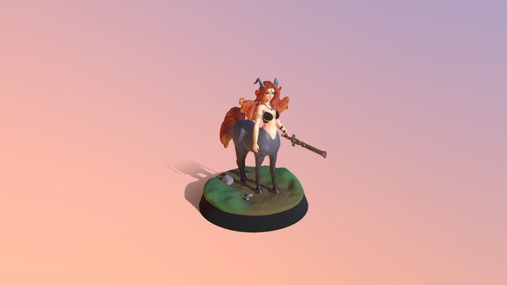 Centaur Warrior 3D Model