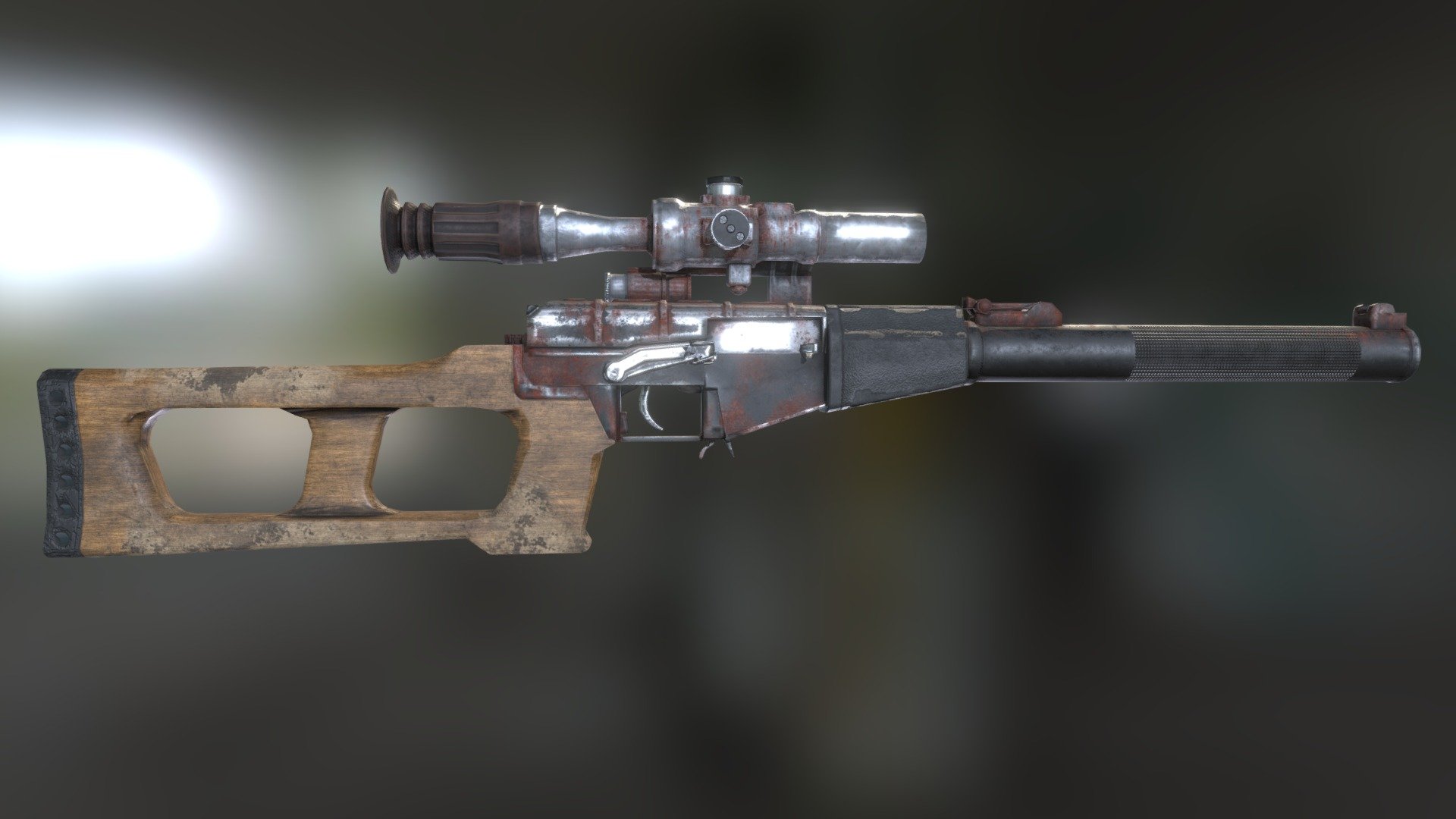 VSS Vintorez — Sketchfab embed 3D viewer