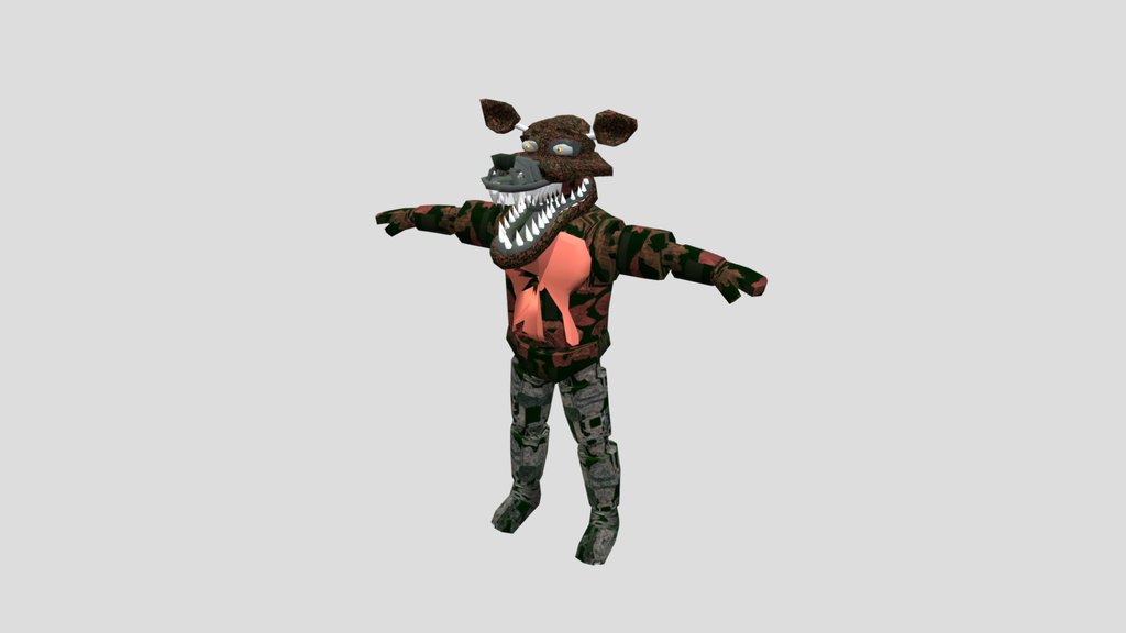 Roblox Nightmare Foxy Suit