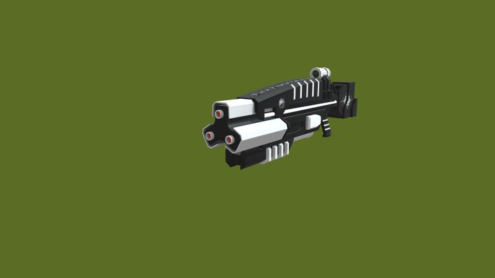 Scifi_Gun 3D Model