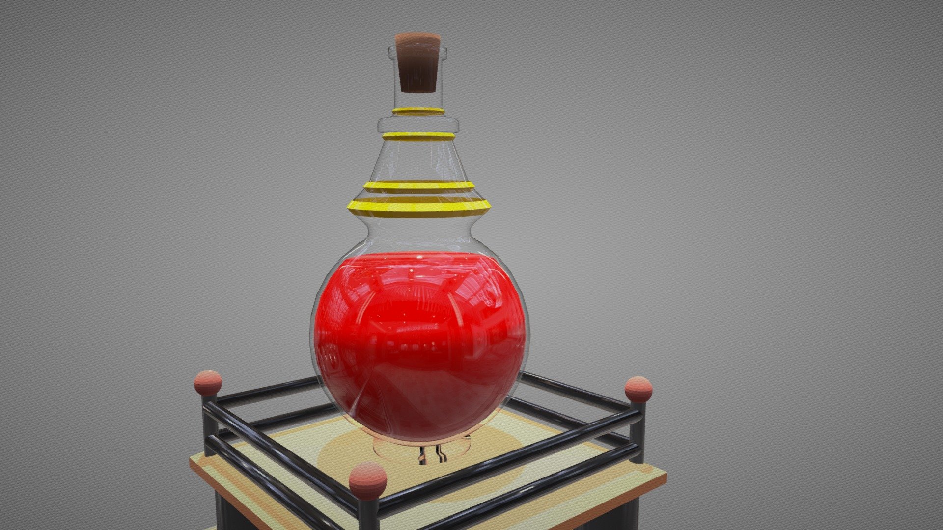 3D Potion Vial