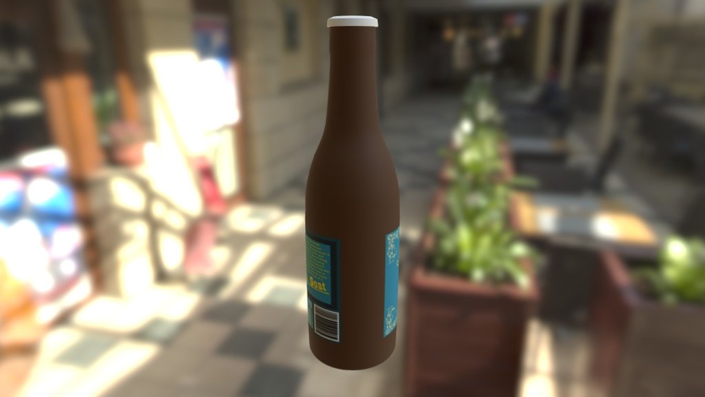 Golden Goat Beer Bottle