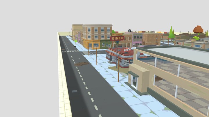 town3f 3D Model