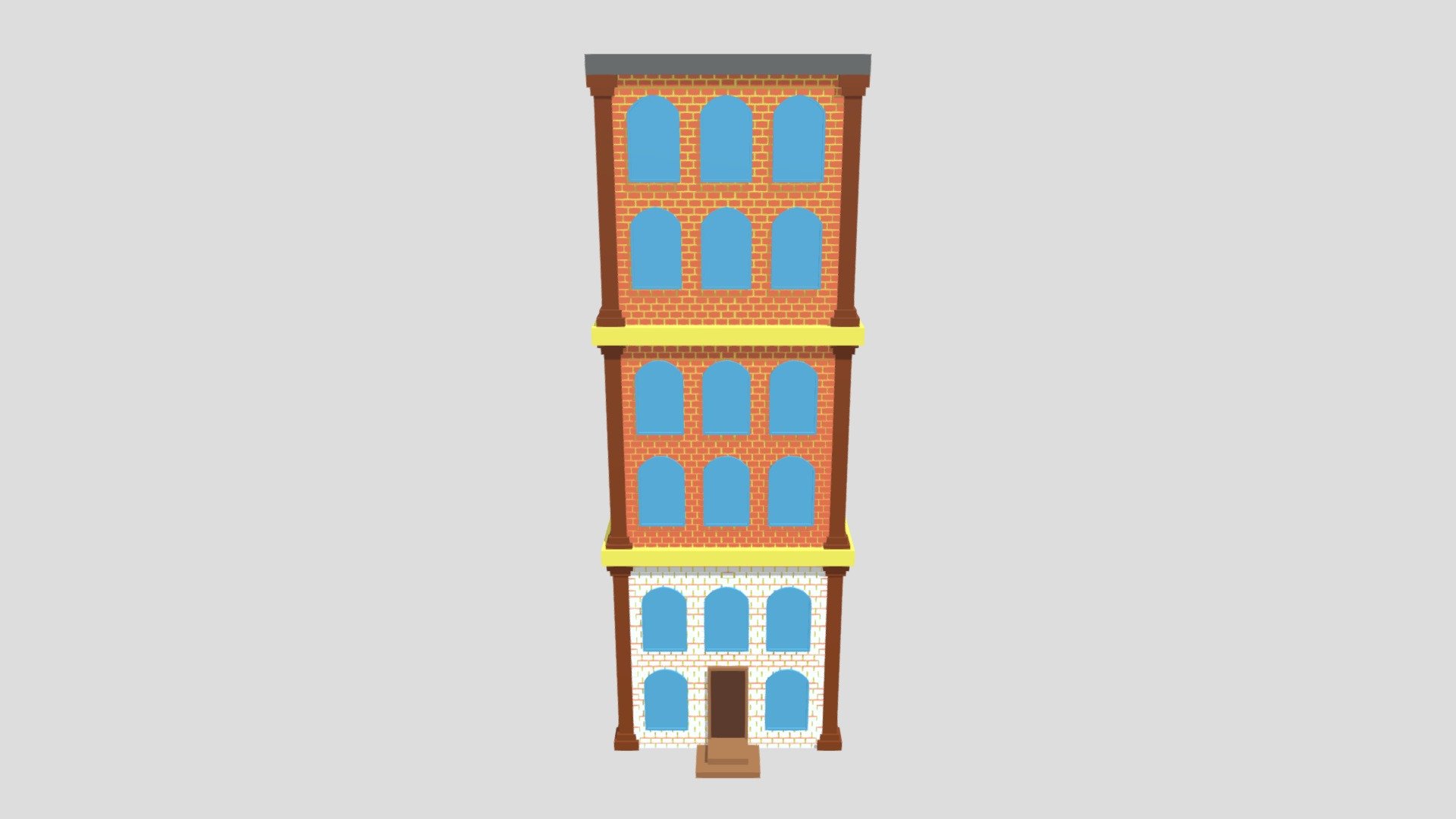 Brick Apartment Building