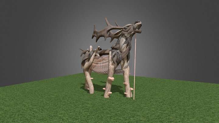 Deer Playset 3D Model