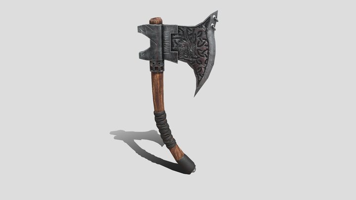 Viking Axe 3D Model
