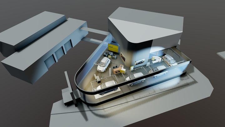 opel interior ajustes 3D Model