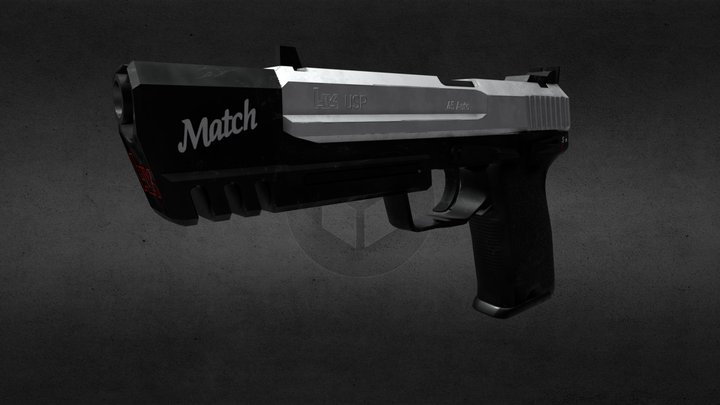 USP Match 3D Model