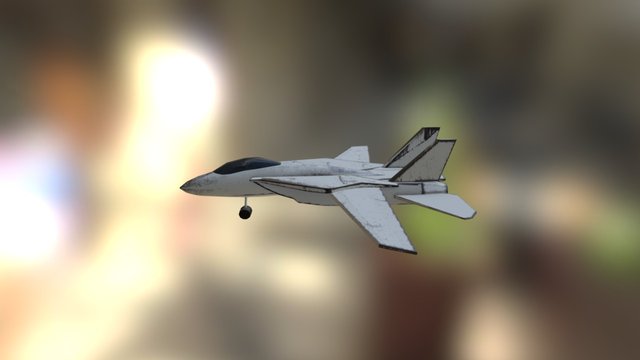 F-14 Tomcat Textured 3D Model