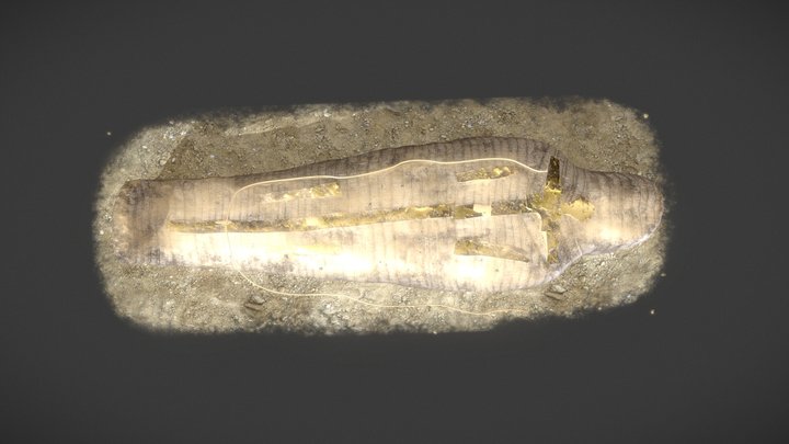 Mummy from Minja, Egypt 3D Model