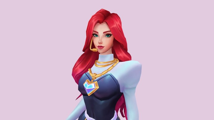 K/DA Miss Fortune 3D Model