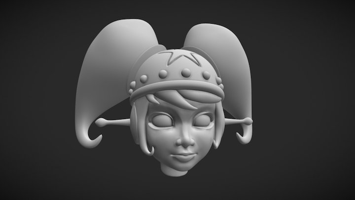 Stella Head HP (sculpt) 3D Model