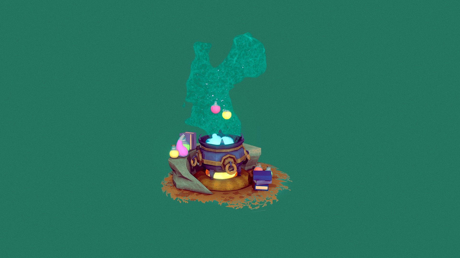 Cauldron - 3D model by Emily (@cutedogs) [f55bd65] - Sketchfab